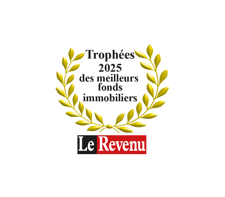 Trophée d'or 2025 des meilleures SCPI diversifiées, décerné par Le Revenu à Epsicap REIM